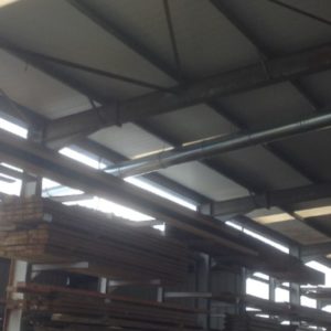 Instalación grupo de aspiración de viruta