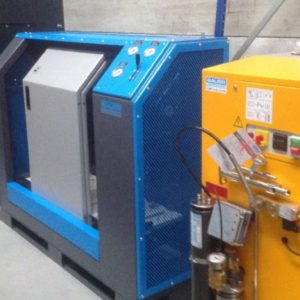 Centro de inspección periódica botellas aire respirable